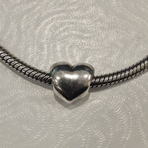 Pandora Big Smooth Heart Charm 790137